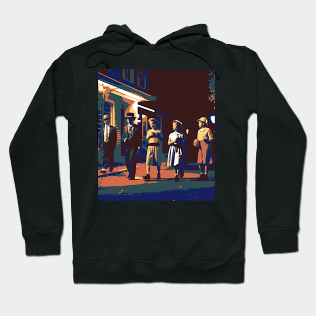 Mid-Century Trick or Treating Hoodie by JSnipe